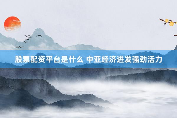 股票配资平台是什么 中亚经济迸发强劲活力